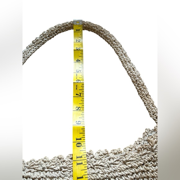 Capelli Straworld Floral Straw Crochet Shoulder Bag Boho Summer Beach Purse - Picture 14 of 16